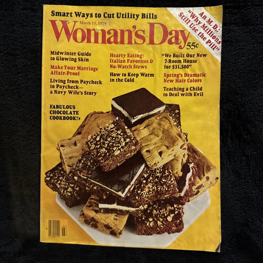 VTG Woman's Day March 1973 Nostalgia Dove For Younger Looking Skin Chef's Blend